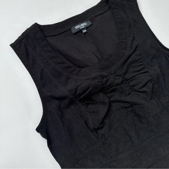 [SOLD] Vintage Y2K Black Bubble Dress with Peplum Pleats Tulle Tutu at the end … - Picture 8 of 11